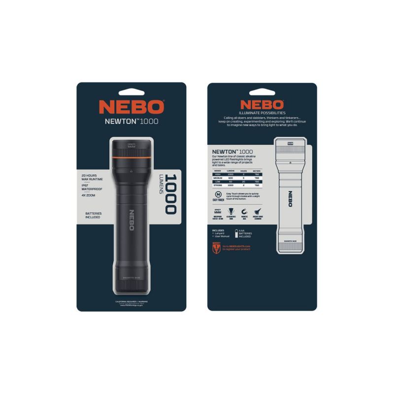 NEBO Newton 1000 Lumen LED FLT-0016