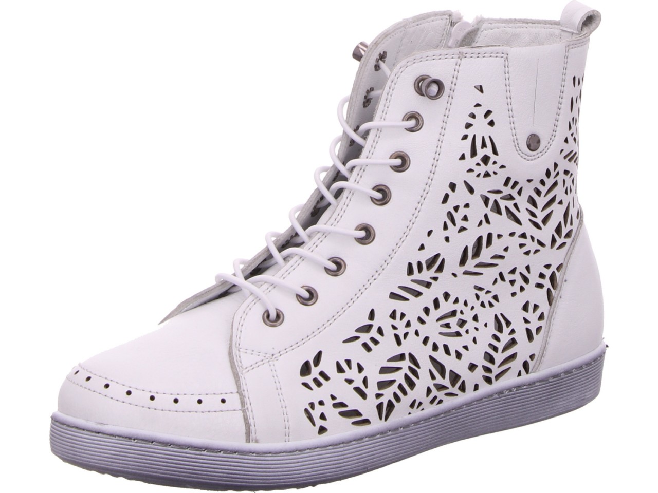 DIVERSE Stiefeletten weiss