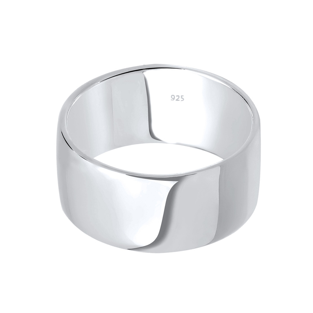 Elli Elli Bague Femmes Empilement Basique Géo en Argent Sterling 925 Bague