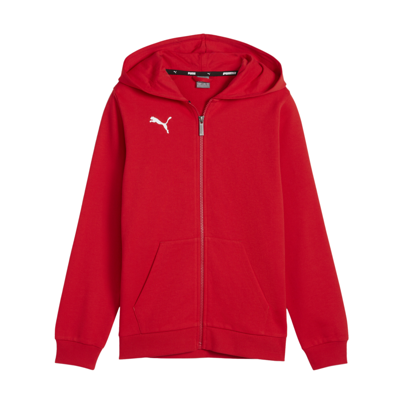 PUMA teamGOAL Casuals Kapuzenjacke Kids Rot F01