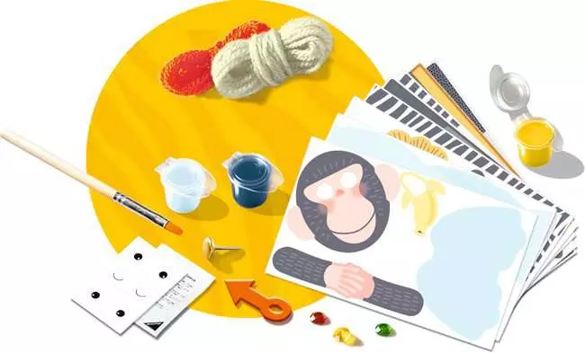 Safari - Bastelset für Kinder ab 6 Jahren