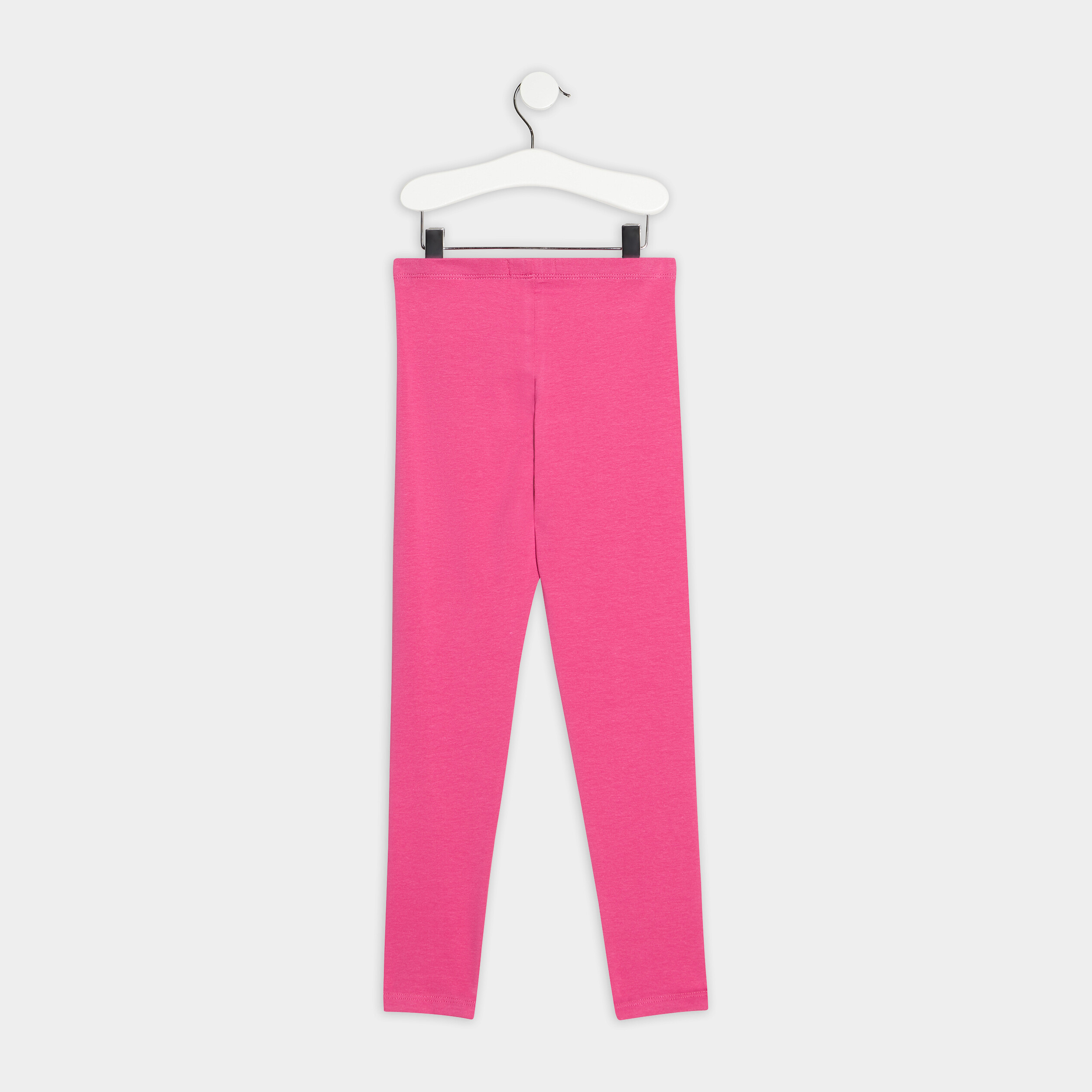 Pantalon legging rose framboise fille | La Halle