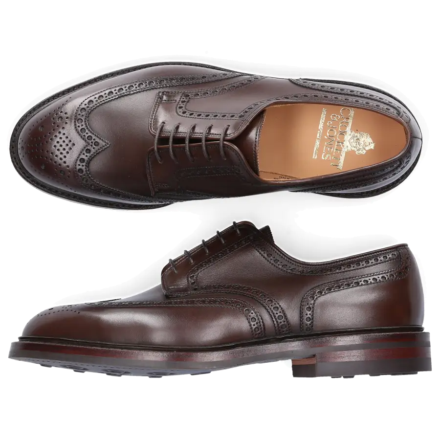 Crockett & Jones - Businessschuhe Derby PEMBROKE braun - braun