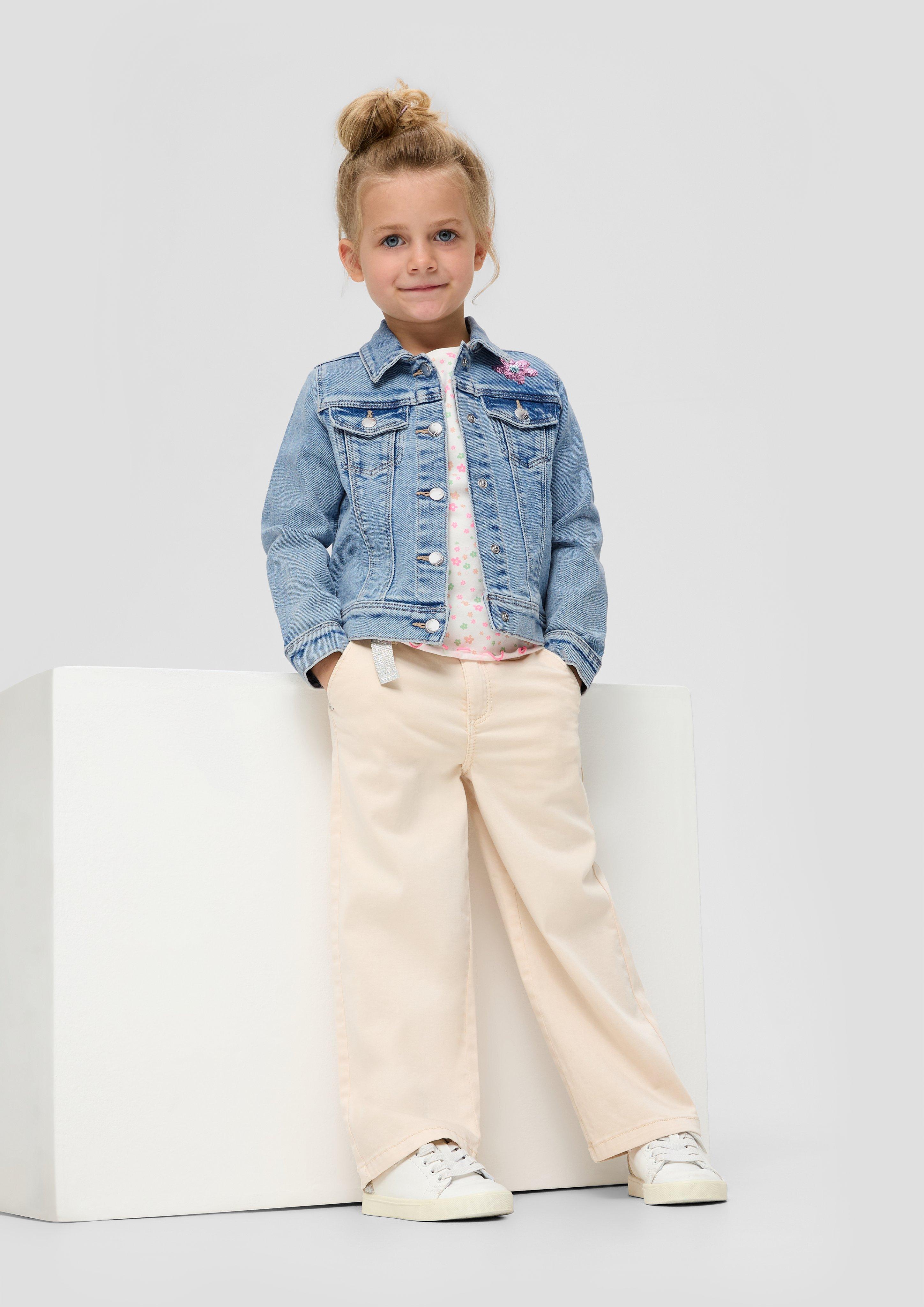 Jeansjacke mit Stickerei   2140074-53Z2