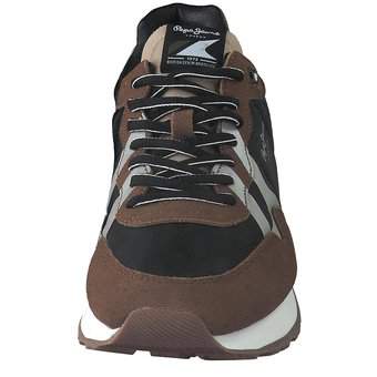 Pepe Jeans Britt Man Print Sneaker in schwarz