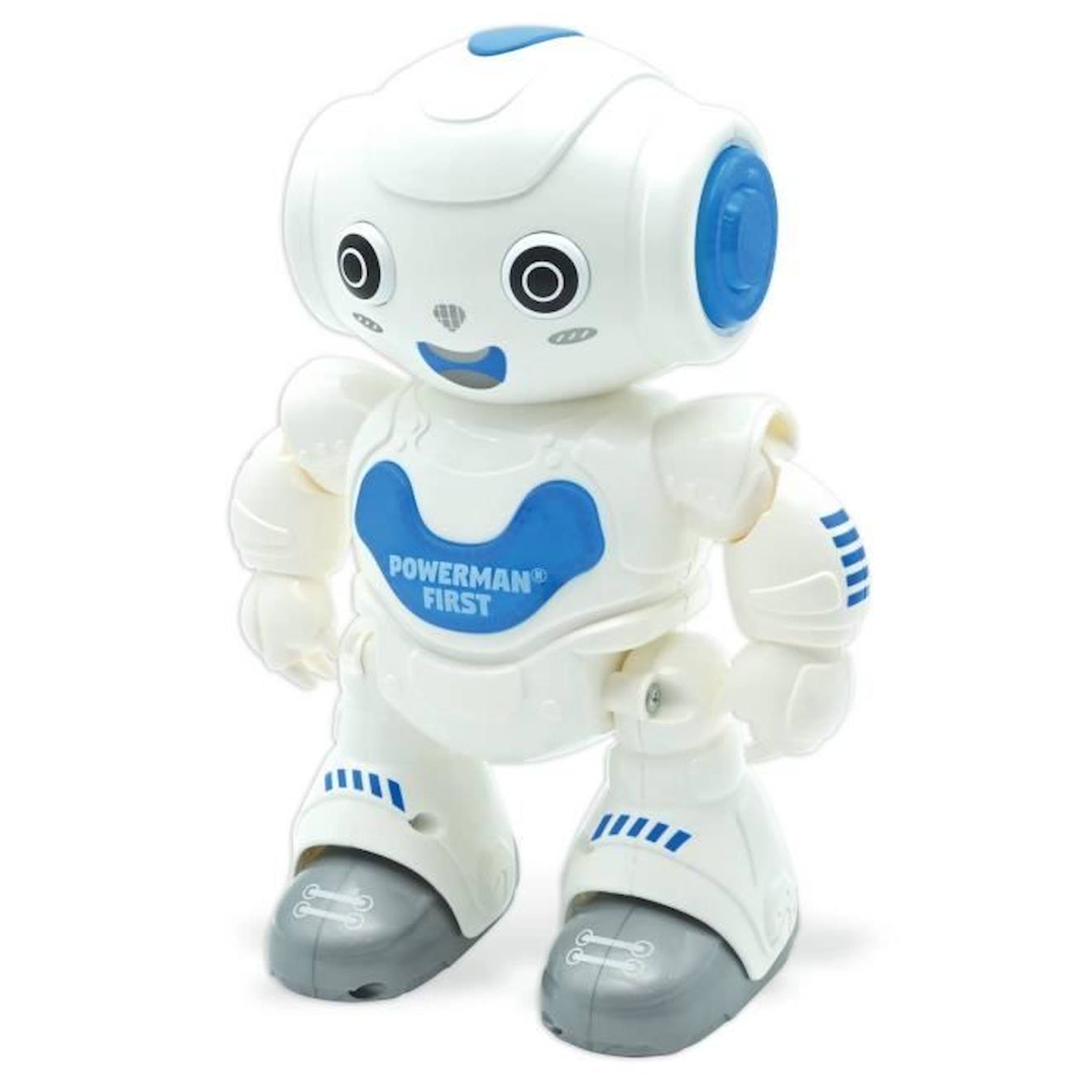 Powerman® First Robot Programmable avec Dance, Musique, démo et télécommande blanc