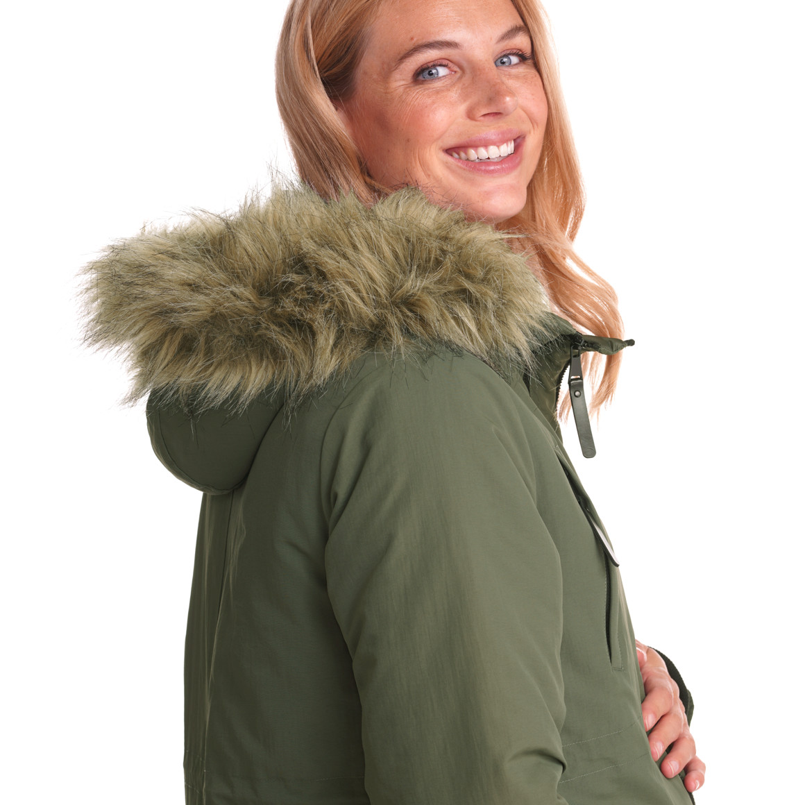 Damen Umstands-Parka mit Kapuze
