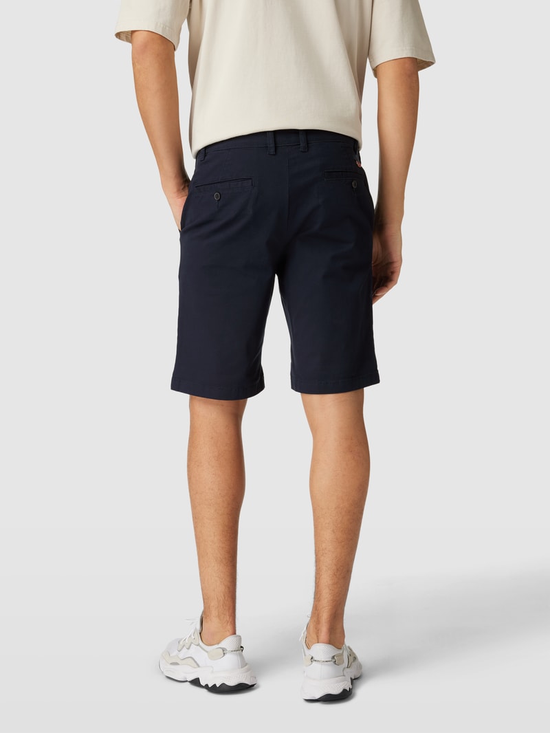 Bermudas mit Paspeltaschen in dunkelblau