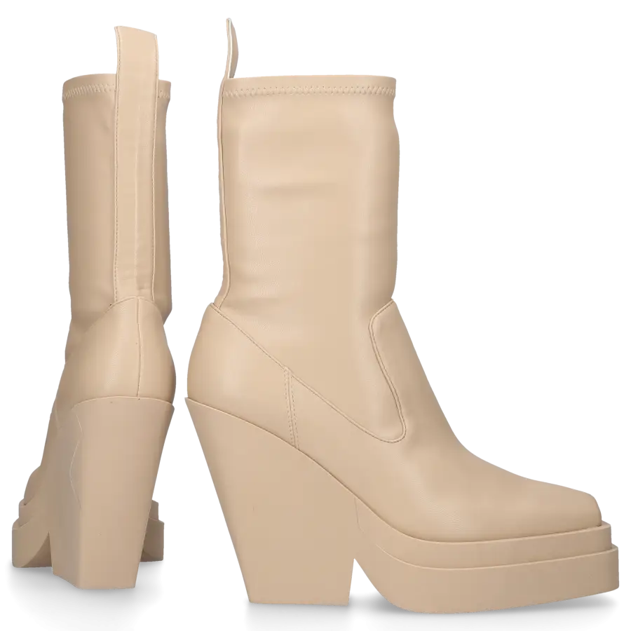 Gia Couture - Stiefeletten 154300 Kalbsleder - beige