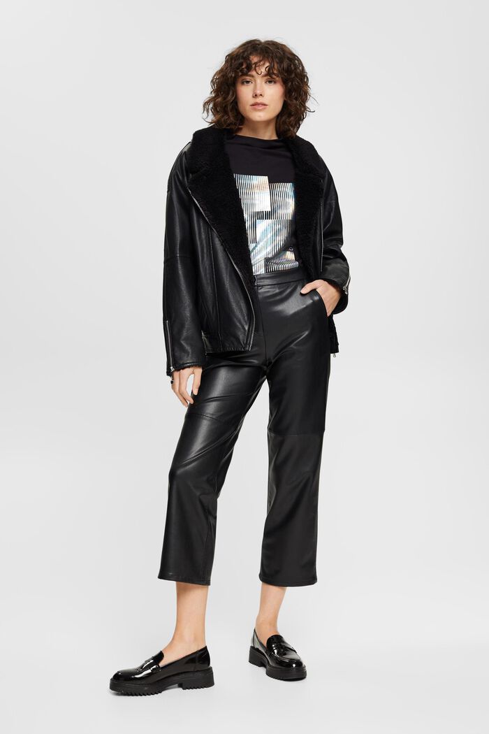 Longsleeve mit Metallic-Print