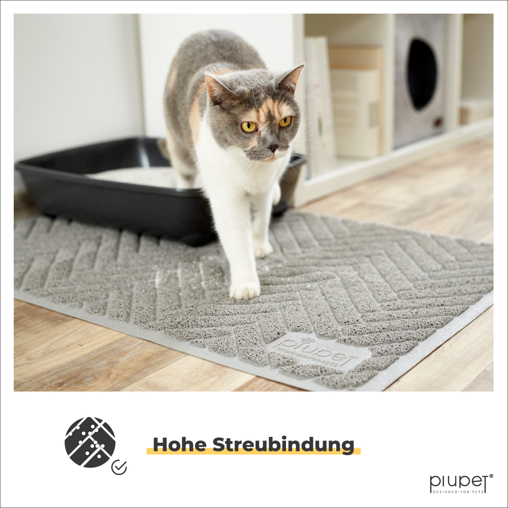 PIUPET Toilettenzubehör PIUPET Katzenstreu-Matte