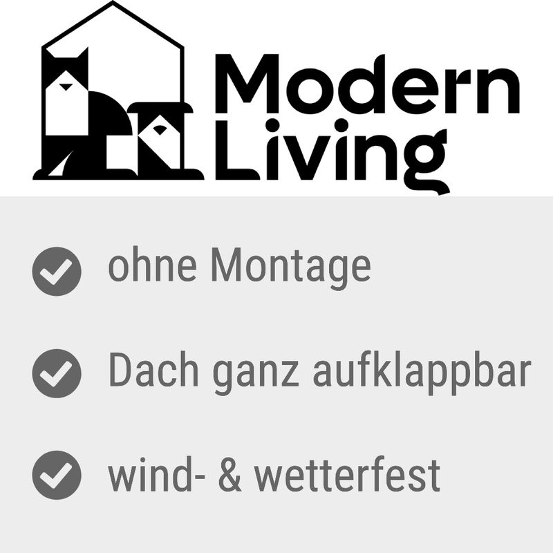 Modern Living Bergen Faltbare Hundehütte zu TOP-Preisen | bitiba