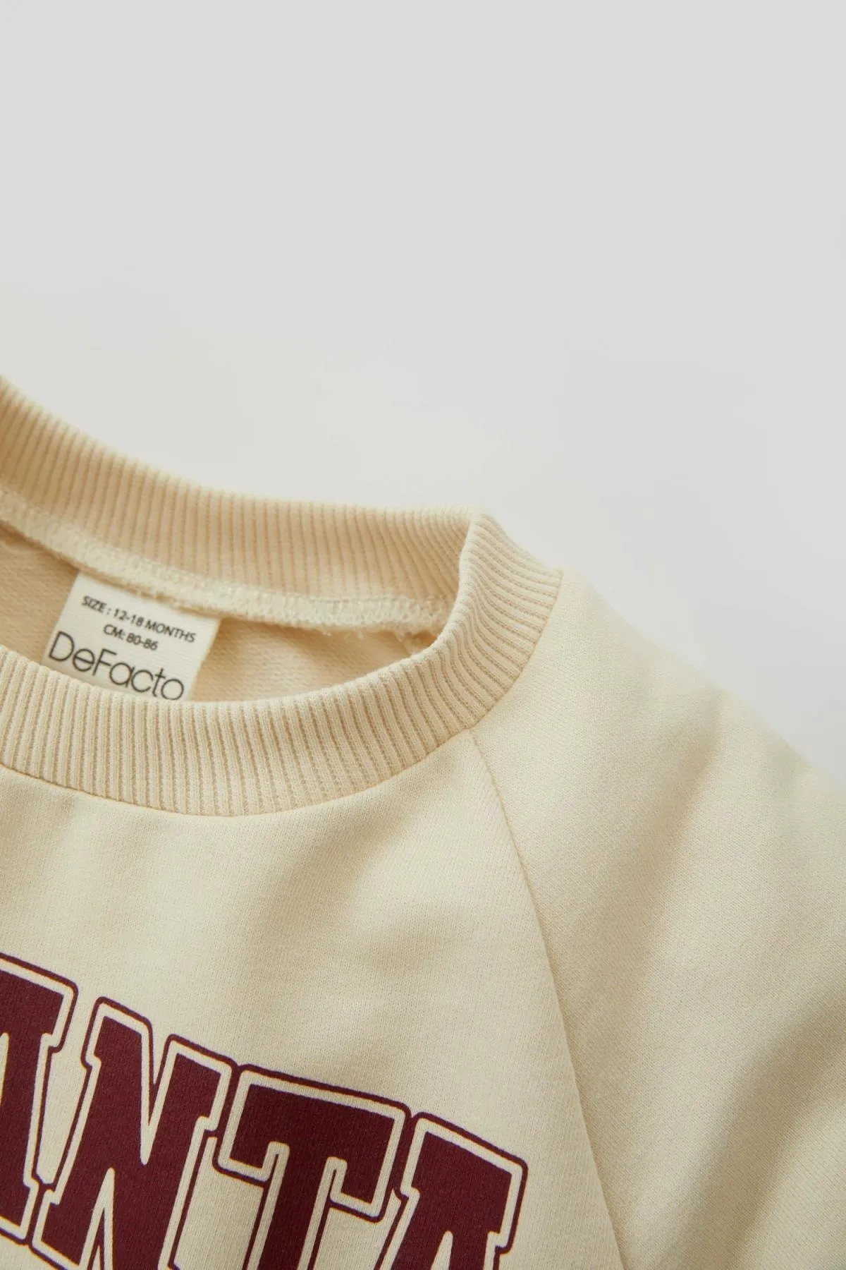 DeFacto  Rundhals-Sweatshirt mit Slogan-Print für Babys