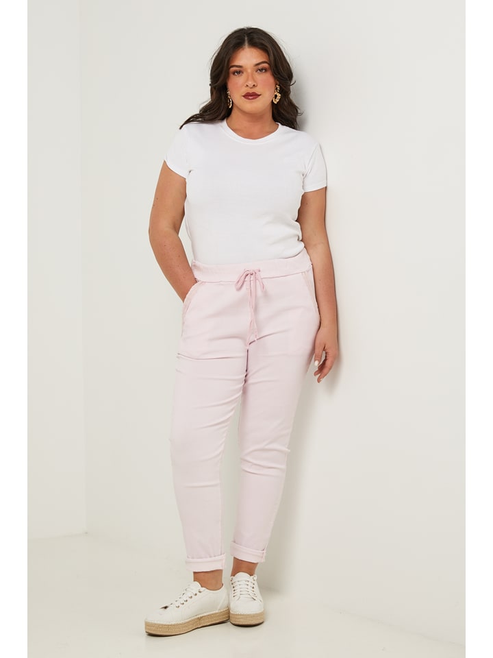 Curvy Lady Hose in Rosa günstig kaufen