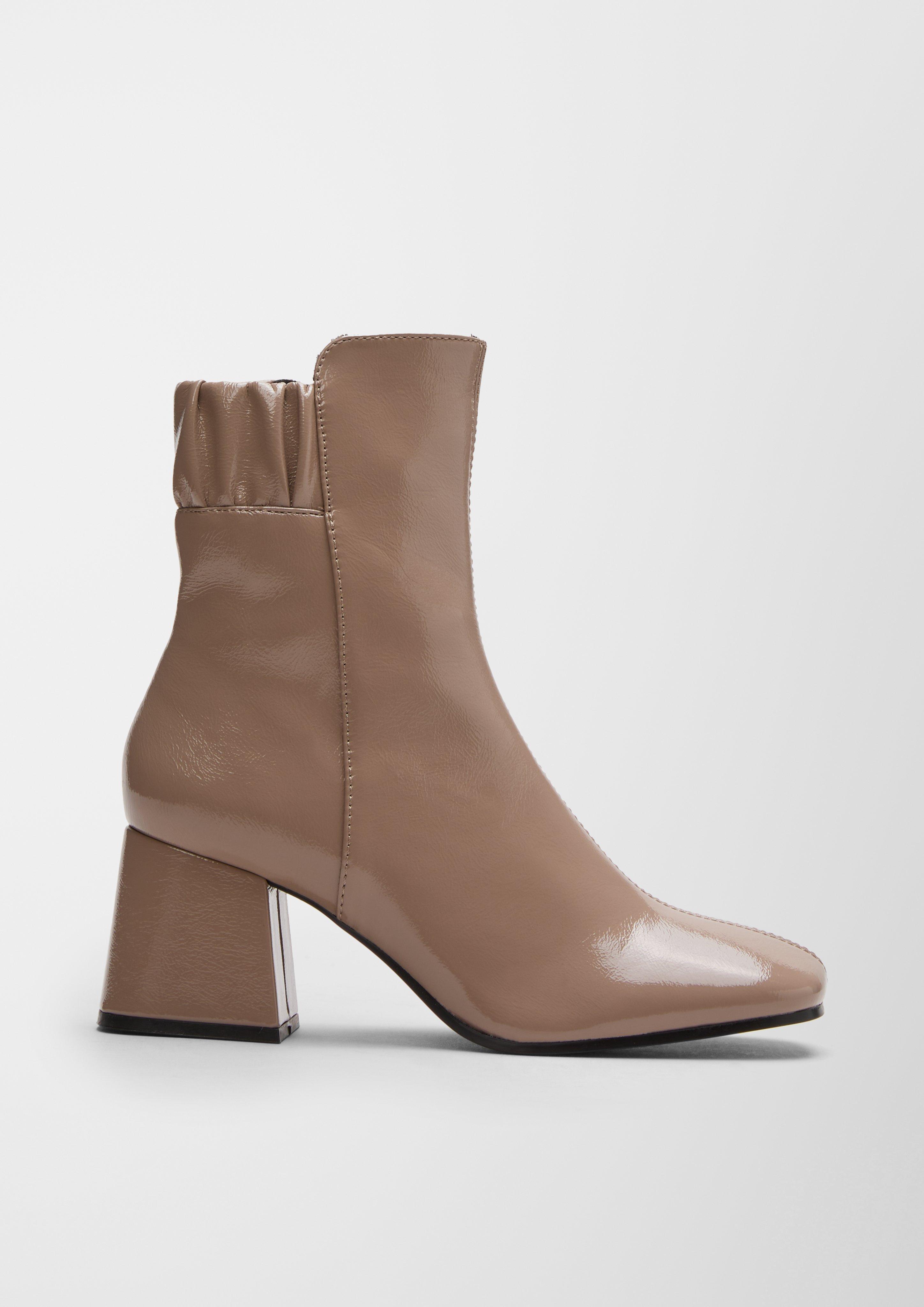 Stiefel in Lackleder-Optik  6006603-344