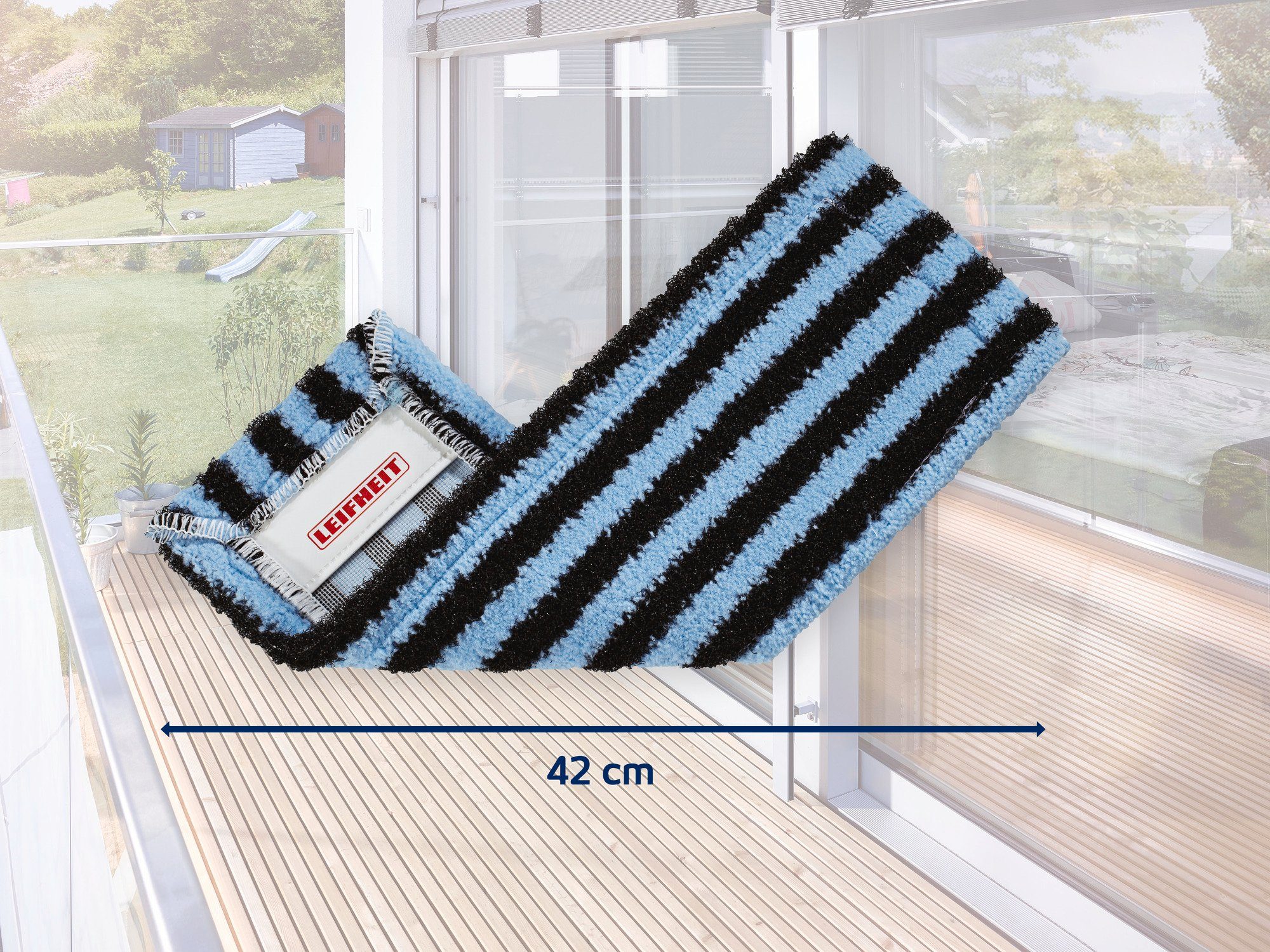 Leifheit 2er Set Wischbezug Profi XL outdoor active Wischbezug