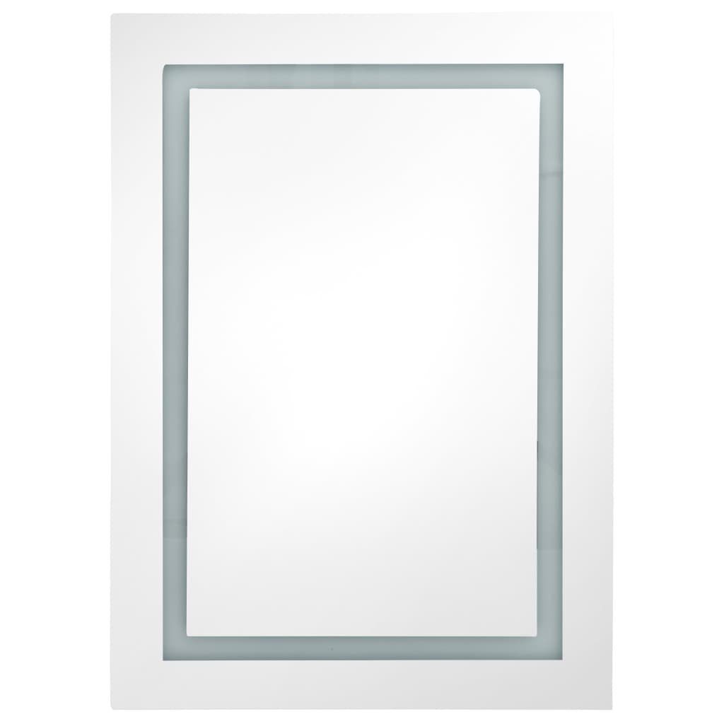 vidaXL Badezimmerspiegelschrank LED-Spiegelschrank 50x13x70 cm
