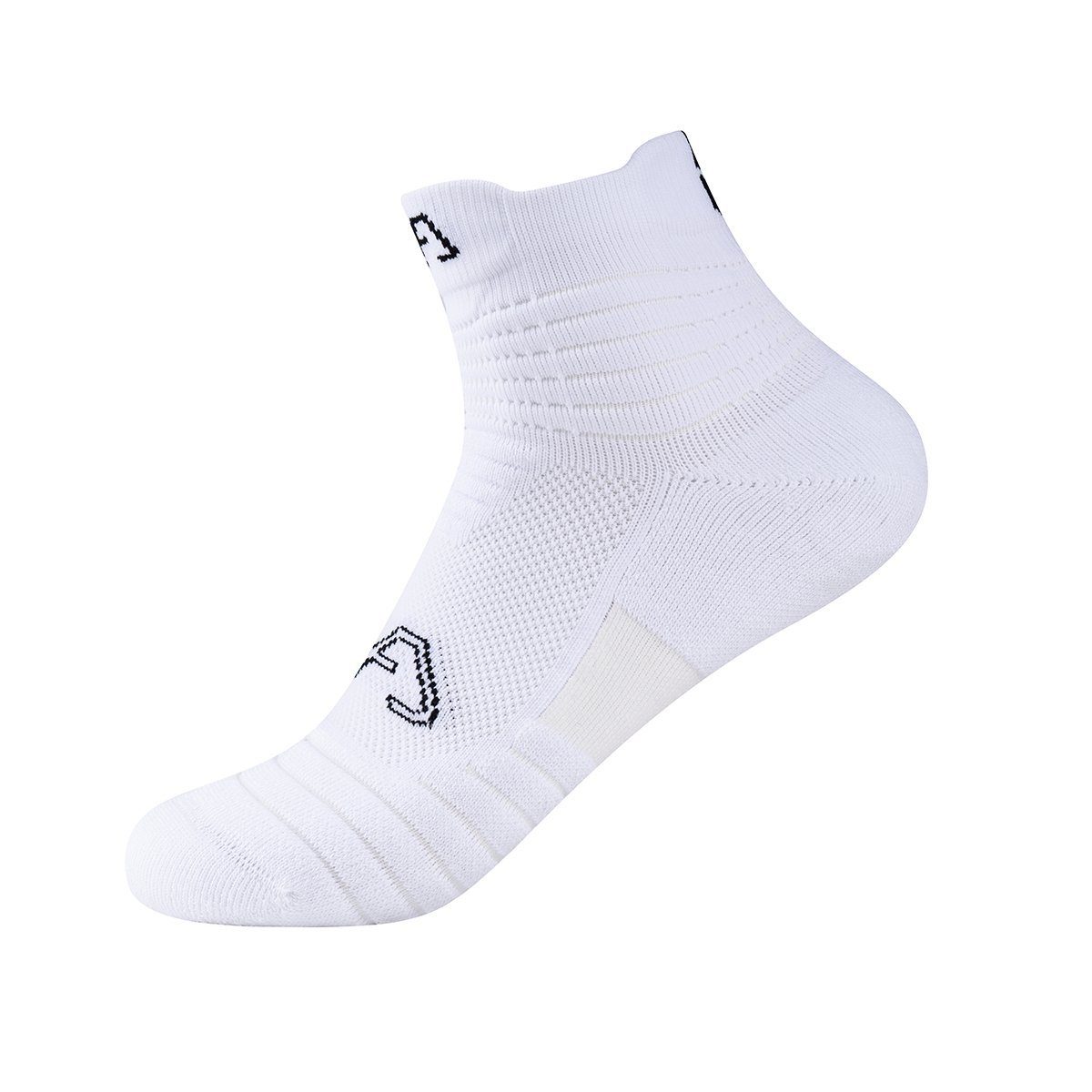 GYM AESTHETICS Funktionssocken Essential Ankle Compression Thick Socks stützend, verbesserte Blutzirkulation, perfekt für jeden Sport