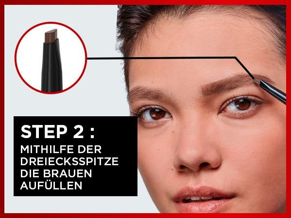 L'ORÉAL PARIS Augenbrauen-Stift L'Oréal Paris Infaillible Brows 24h Pencil, Browliner für ausdrucksstarke Augenbrauen