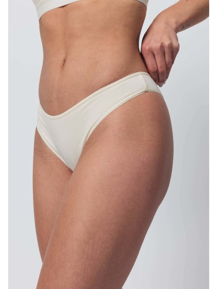 SNOCKS Brazilian Slips aus Bio-Baumwolle 3 Stück in Mix (Hellbeige/Rose/Schwarz) günstig kaufen