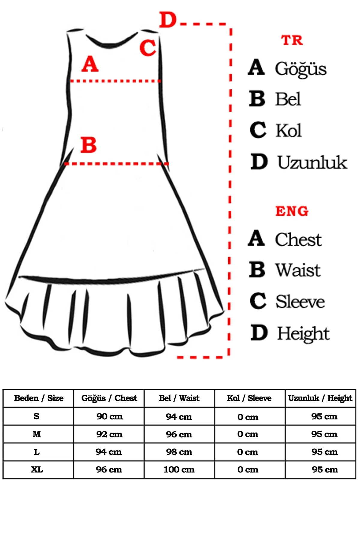 armonika  Schwarzes ärmelloses Rock-Rüschenkleid für Damen ARM-18Y001156