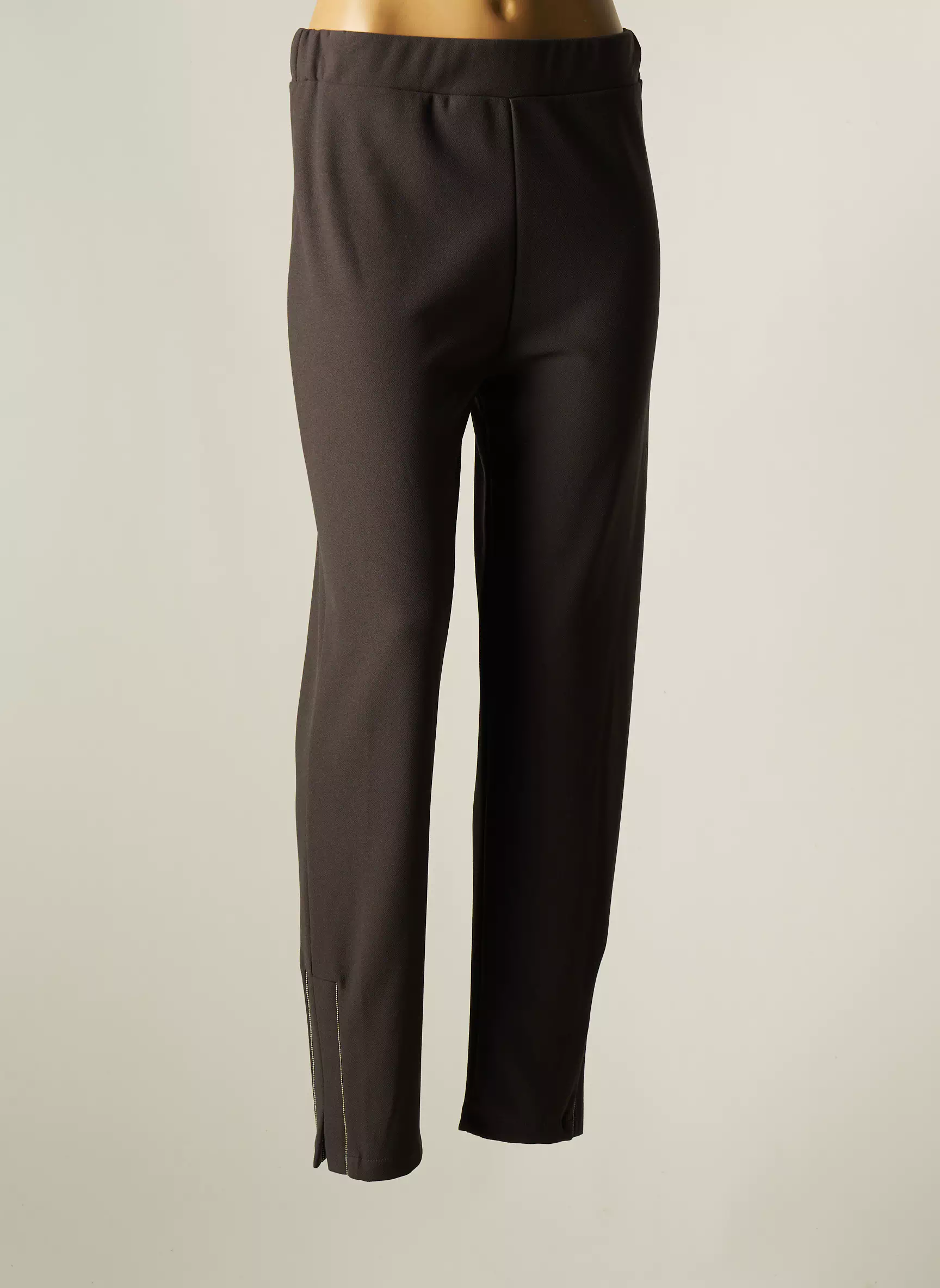 Franck Anna Pantalons Slim Femme couleur gris