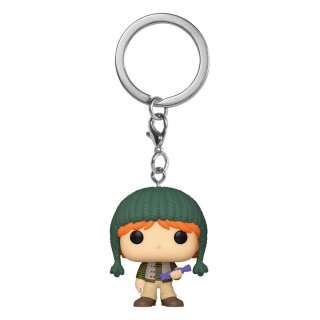 Harry Potter Pocket POP! Vinyl Schlüsselanhänger 4 cm Holiday Ron