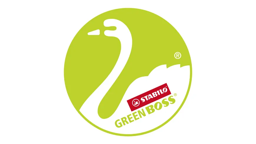STABILO® Umweltfreundlicher Textmarker - STABILO GREEN BOSS - 4er Pack - grün, rosa, orange, gelb sortiert