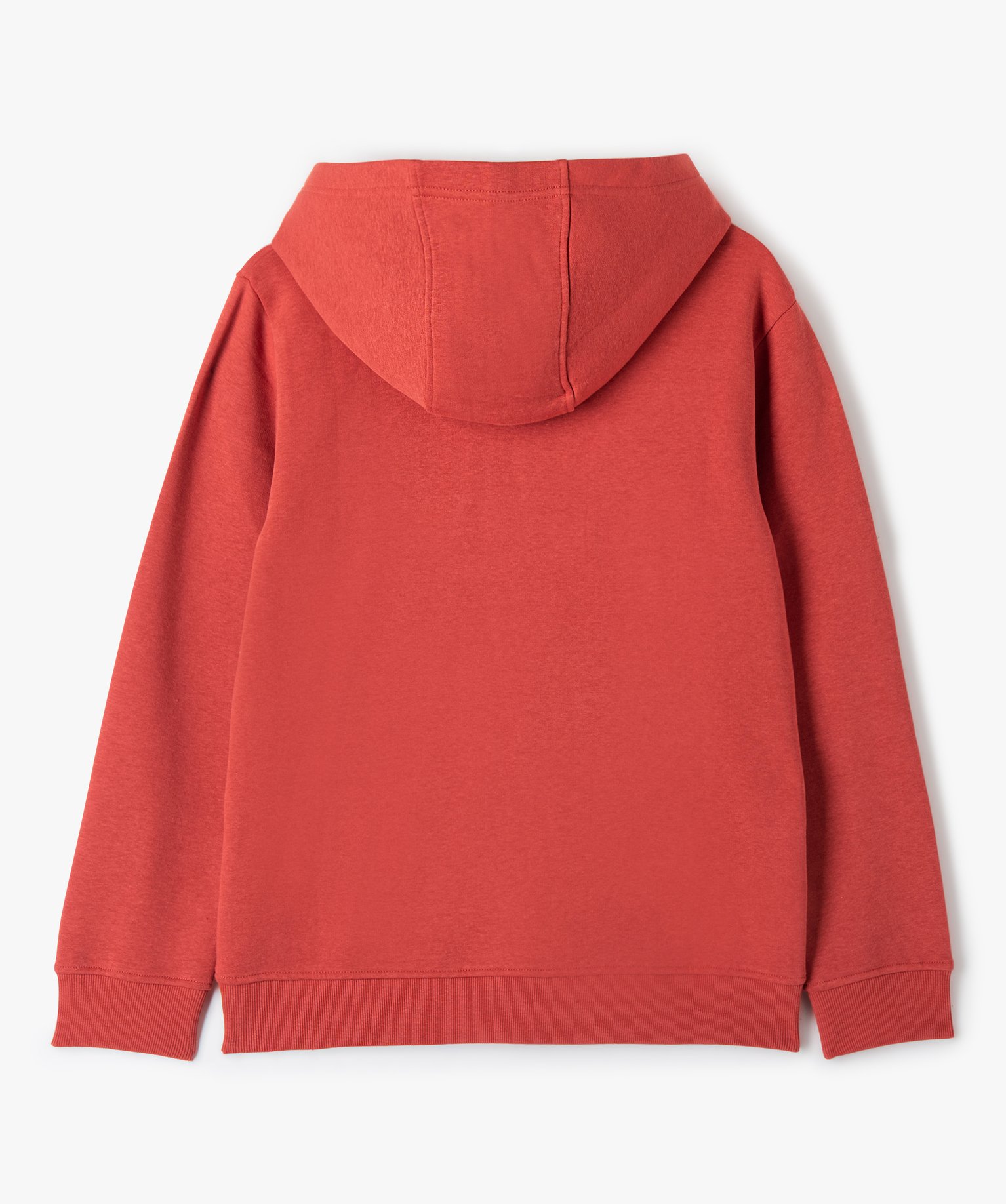 Sweat molletonné à capuche Garçon rouge | GEMO