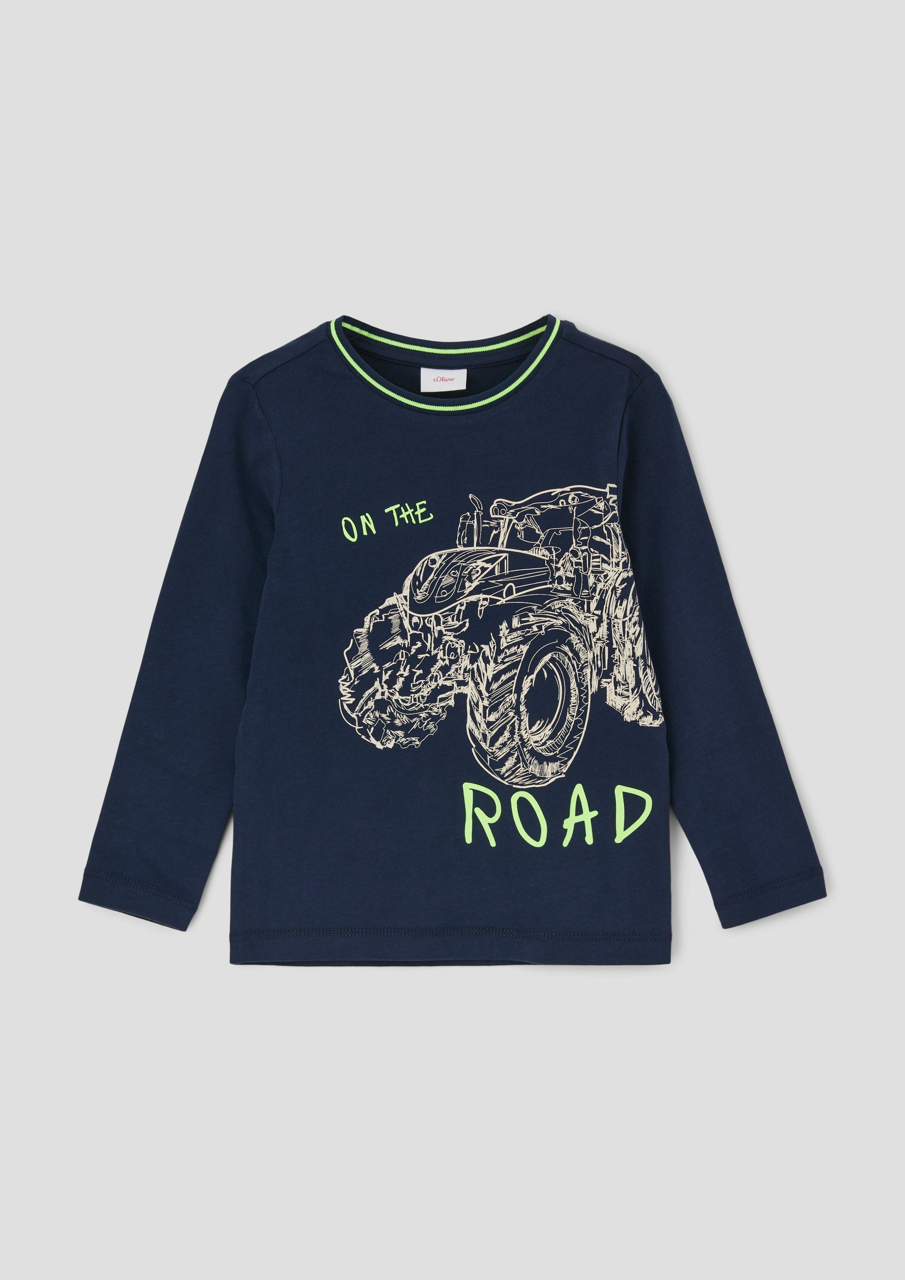 Longsleeve mit Frontprint  2140412-5952