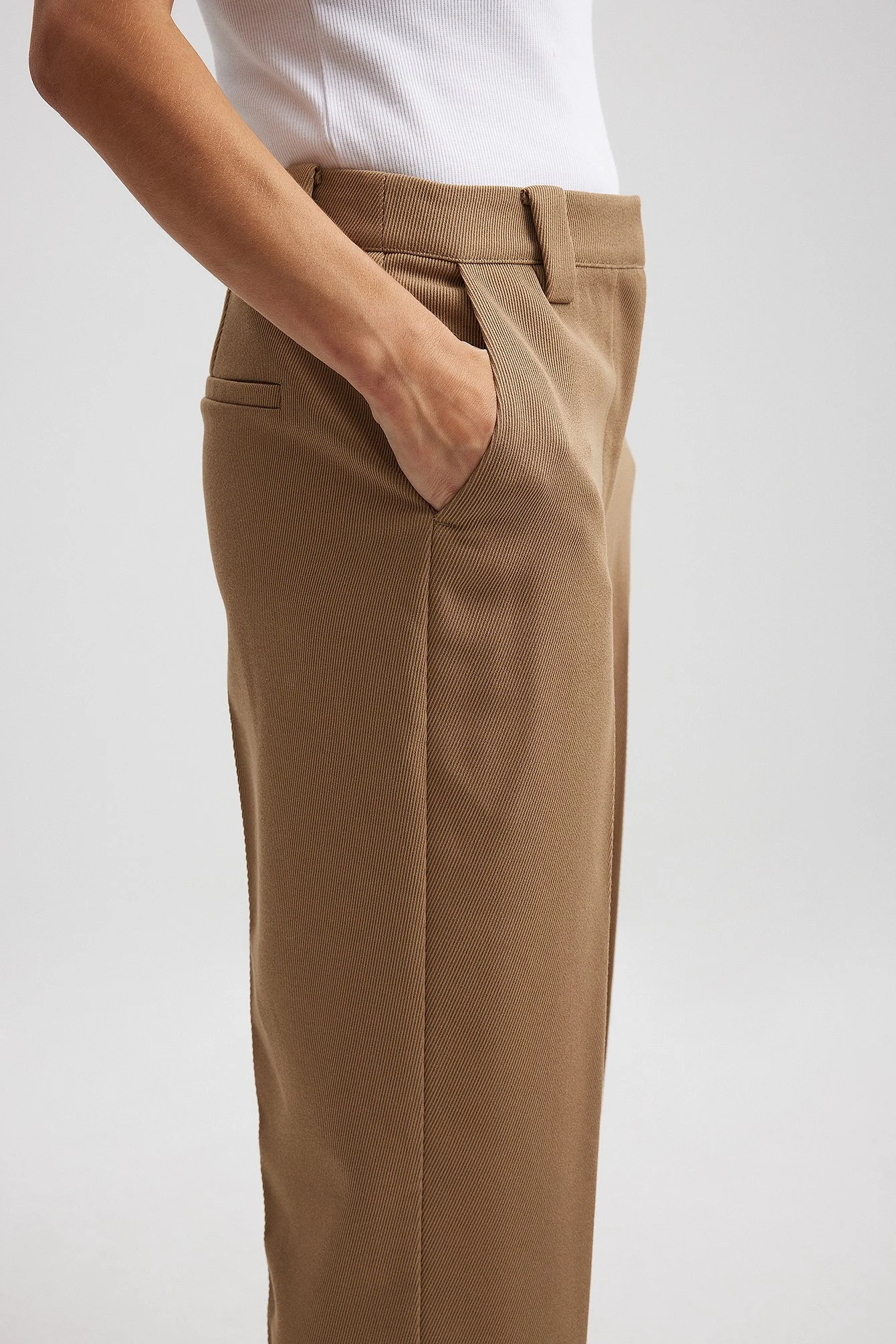 Anzughose aus Twill