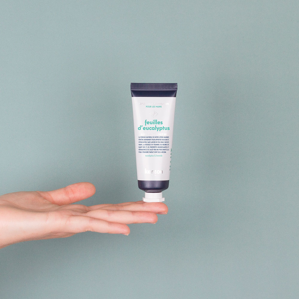 Kerzon Feuilles d'Eucalyptus Crème pour les mains