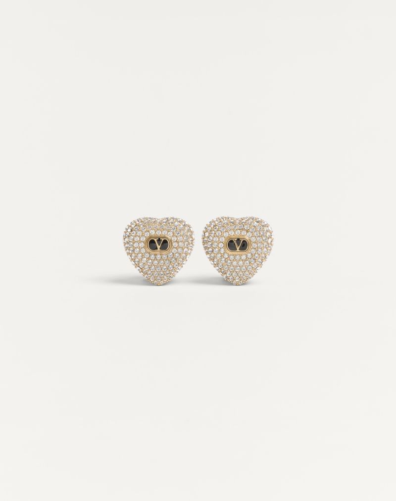 Coeur Royal øreringe i metal, emalje og Swarovski® krystaller
