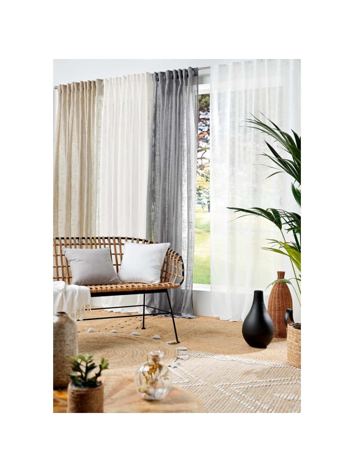 Douceur d’Intérieur Gardine in weiß günstig kaufen onesize