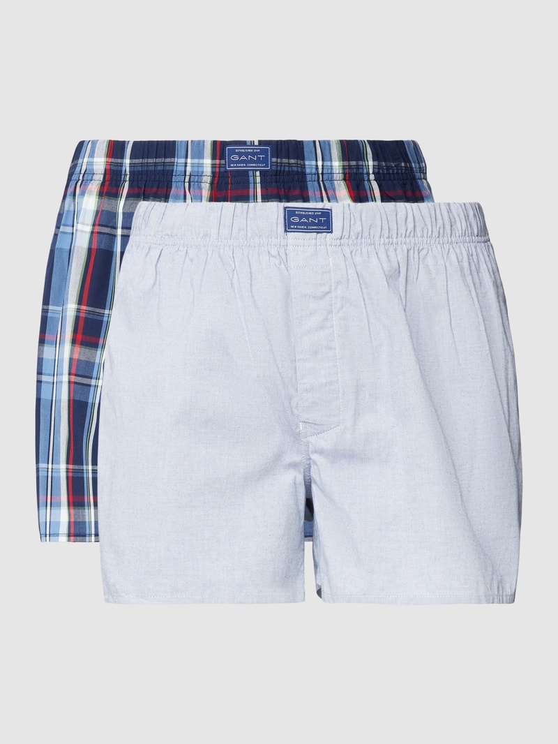Boxershorts aus Baumwolle im 2er-Pack in blau