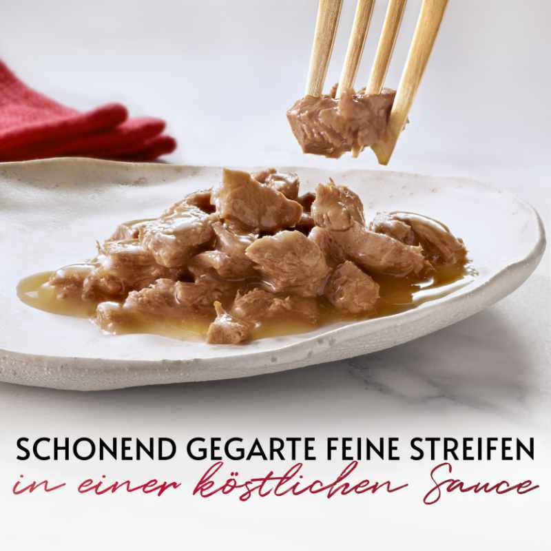 GOURMET Nassfutter GOURMET Mon Petit Intense 8x6x50g Duetti mit Fleisch