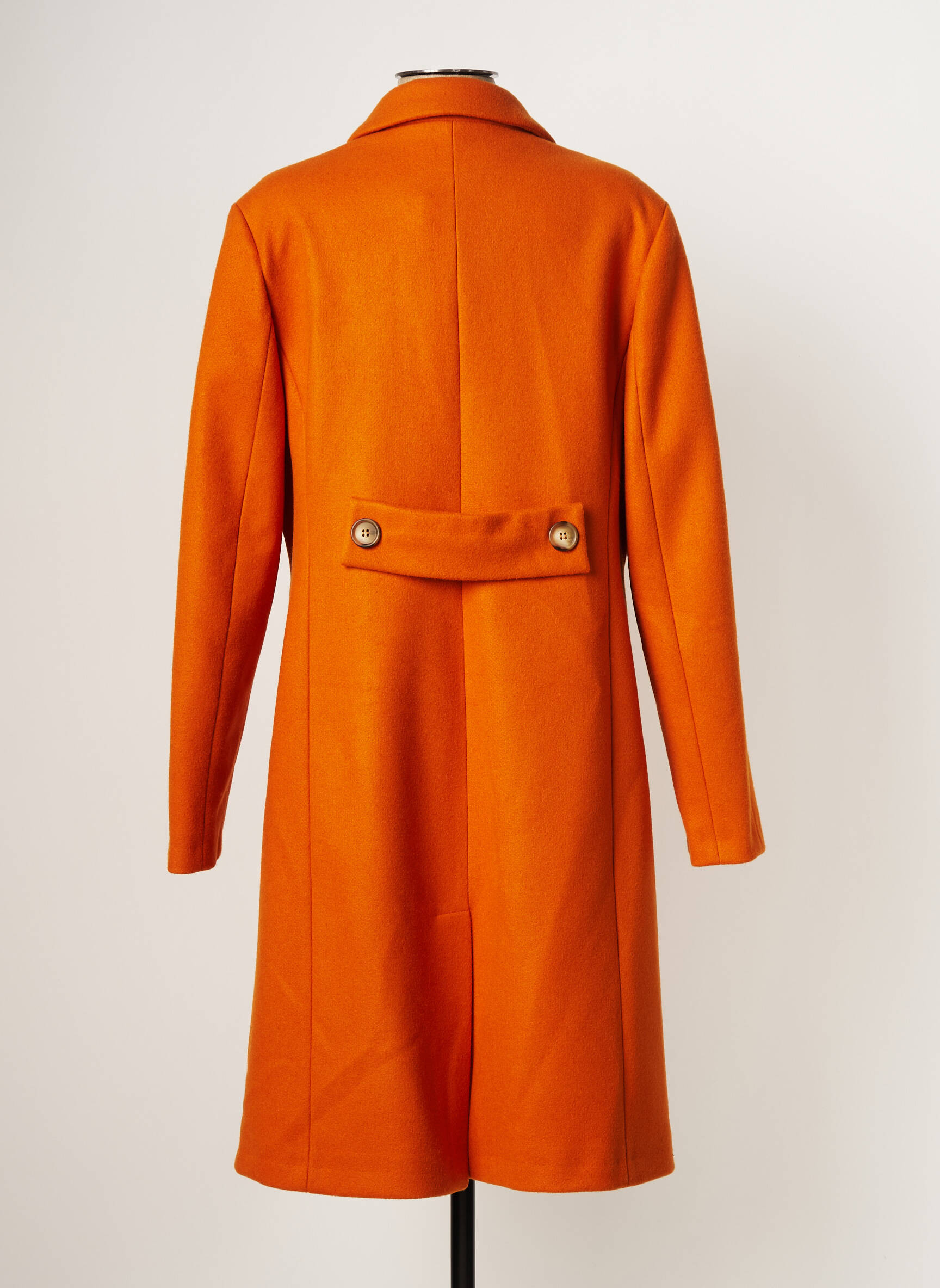 Quatre Vingt Jours Manteaux Longs Femme couleur orange