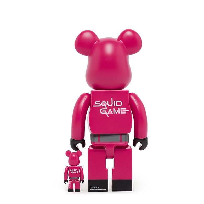 Medicom Bearbrick Squid Game Guard △ 100% & 400% multicolor