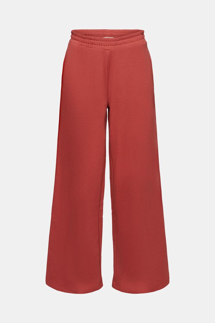 High-Rise-Pants im Jogger-Style mit weitem Bein