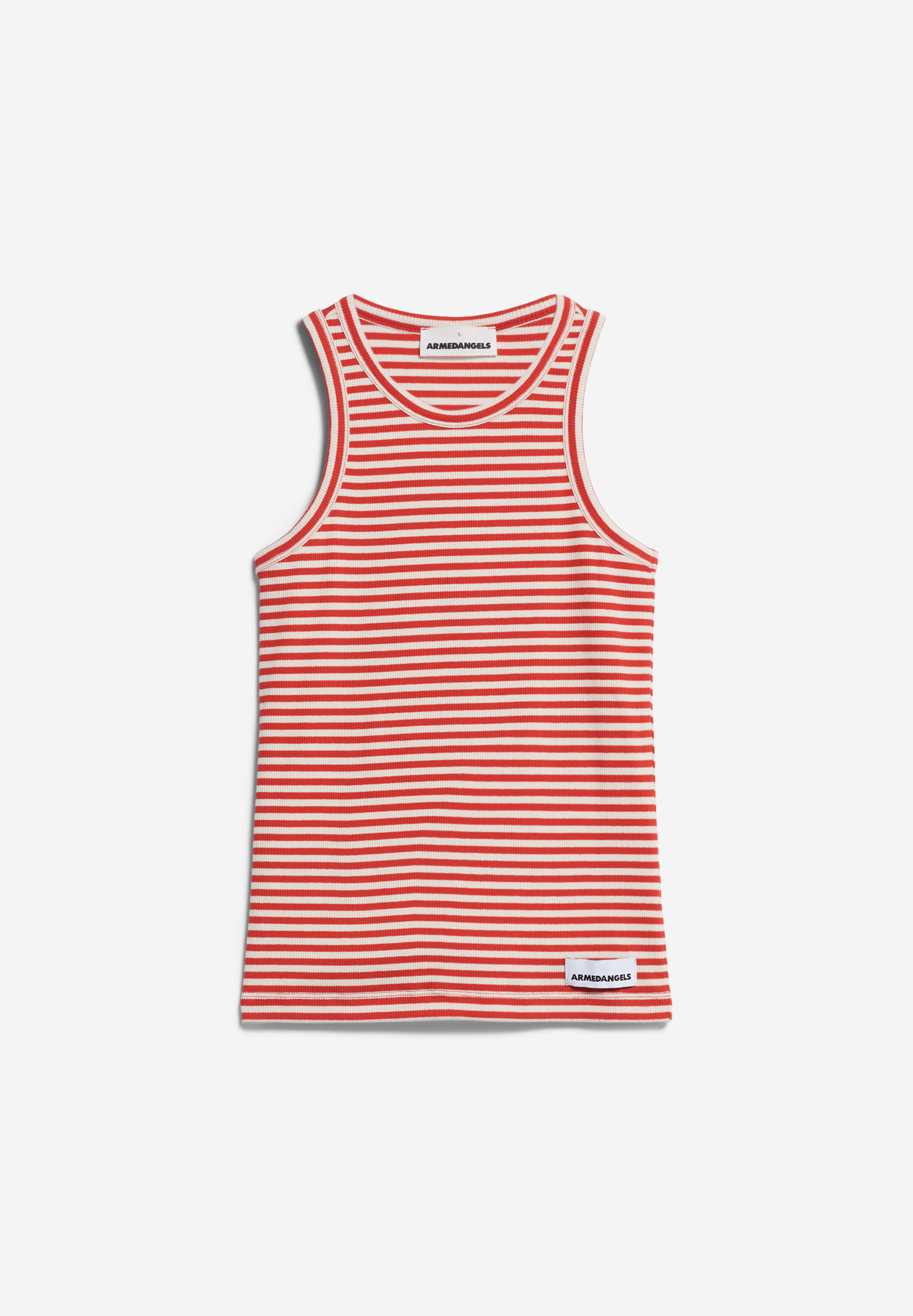 Ripp-Top Slim Fit aus Bio-Baumwoll Mix
