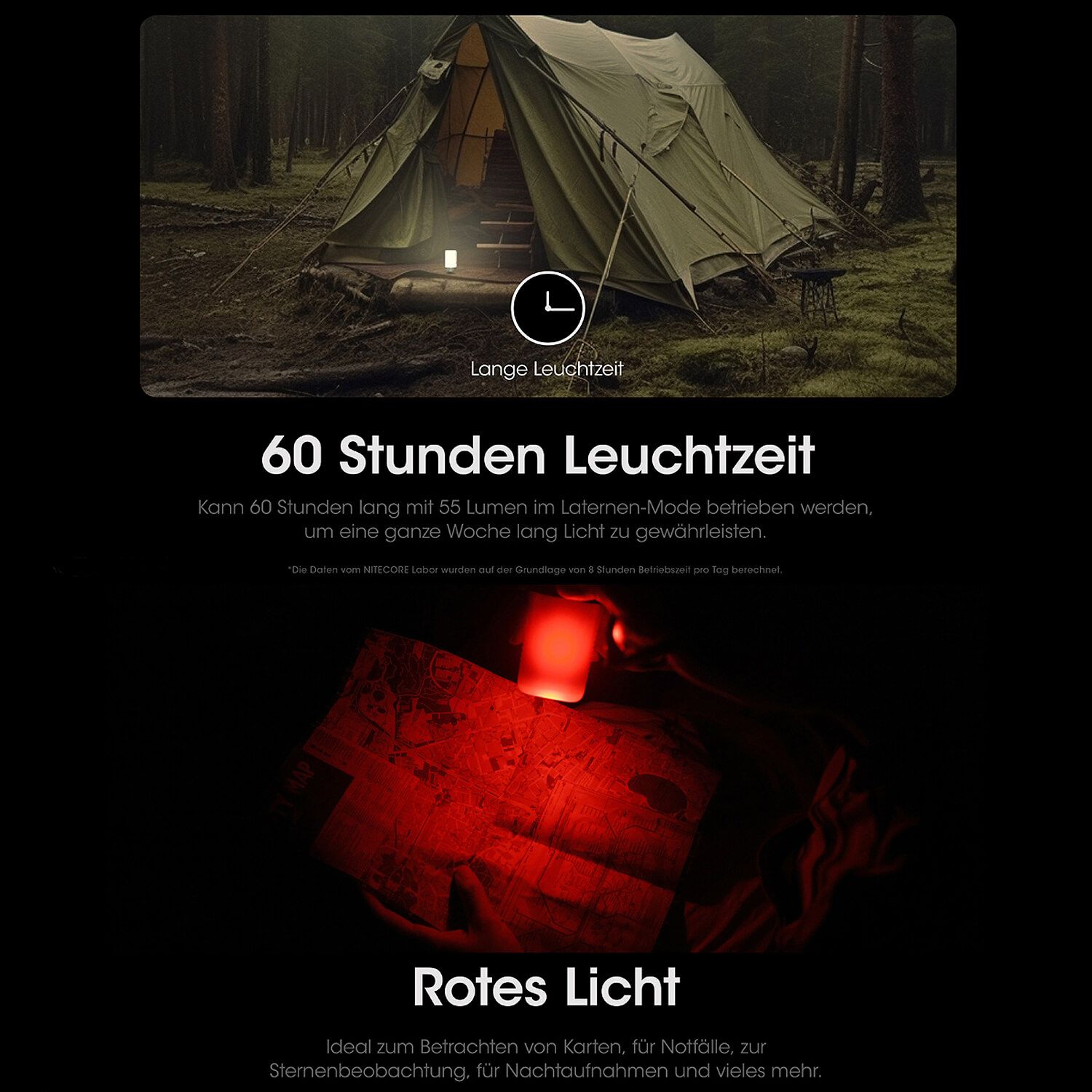 LR70 - 3000 Lumen - Taschenlampe, Powerbank, Laterne