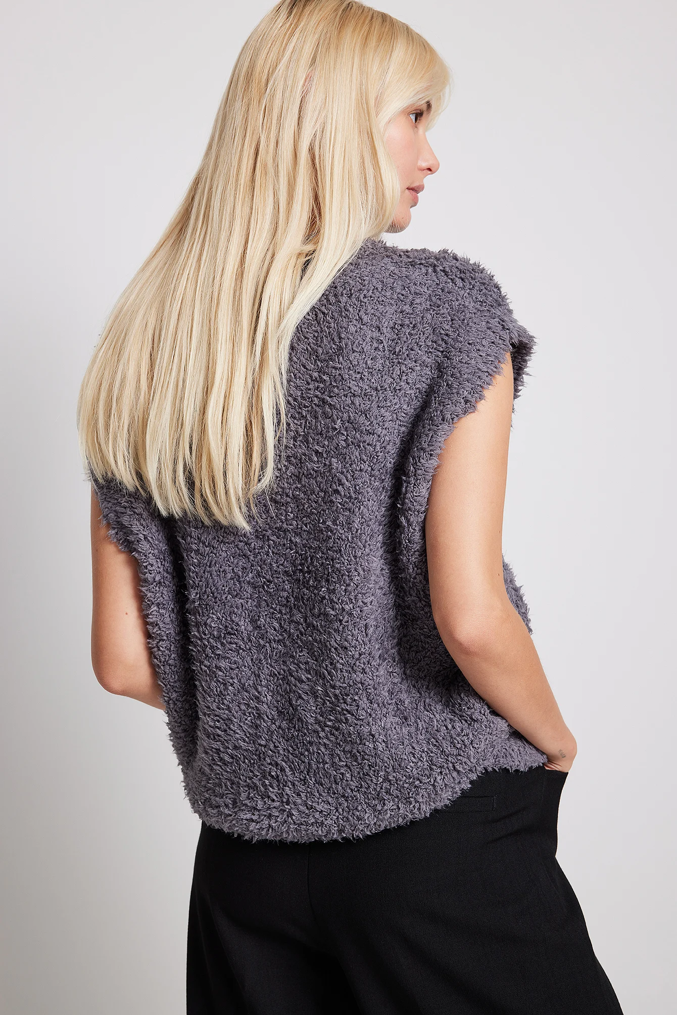 Boxy-Strickweste in Oversize