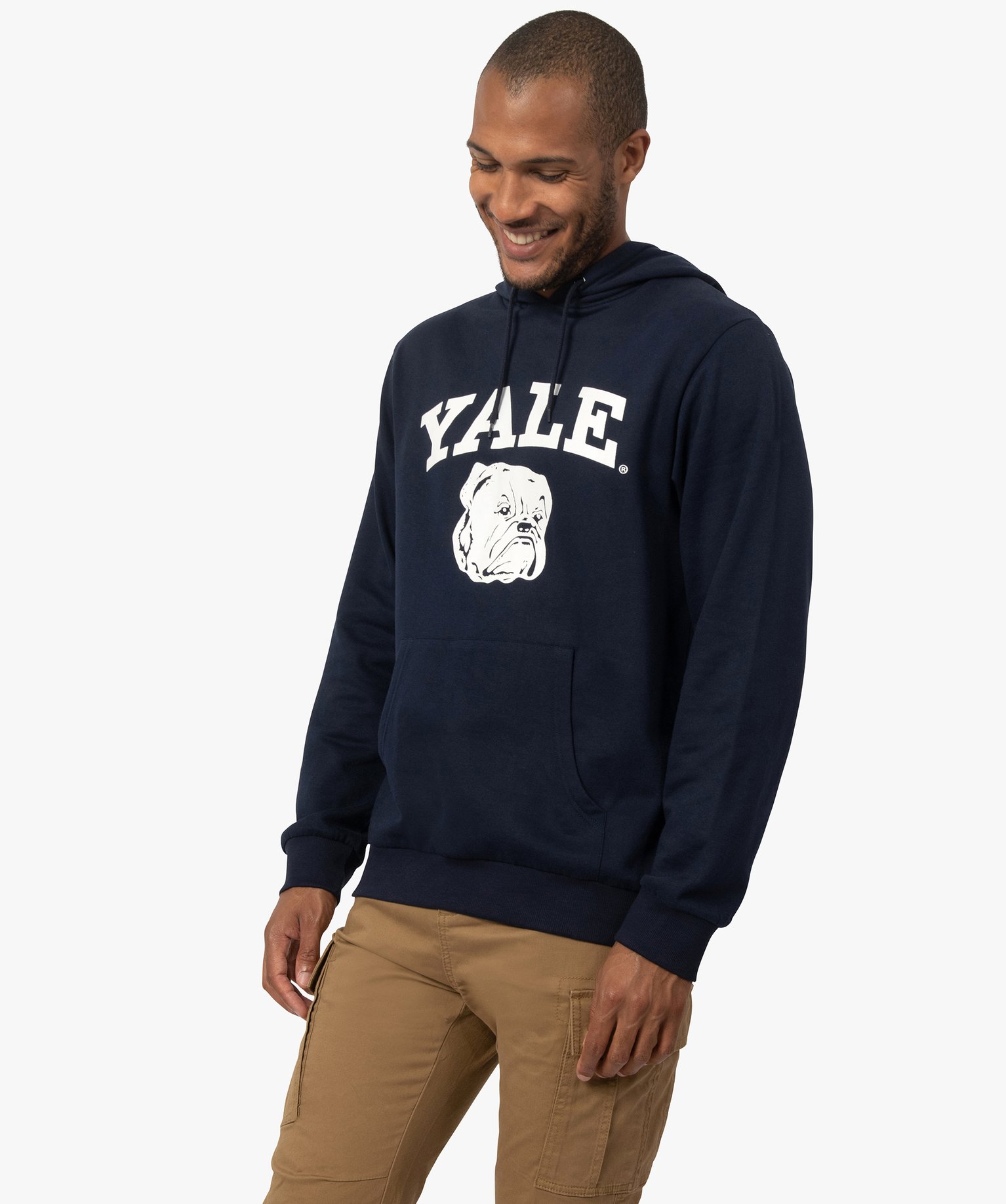 Sweat homme à capuche avec inscription contrastante | GEMO