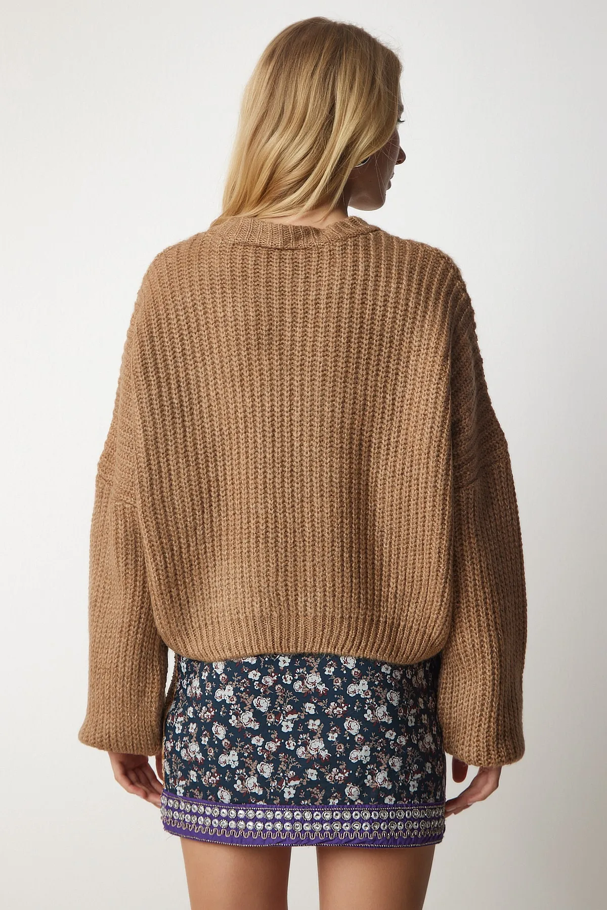 Happiness İstanbul  Pullover - Braun - Relaxed Fit