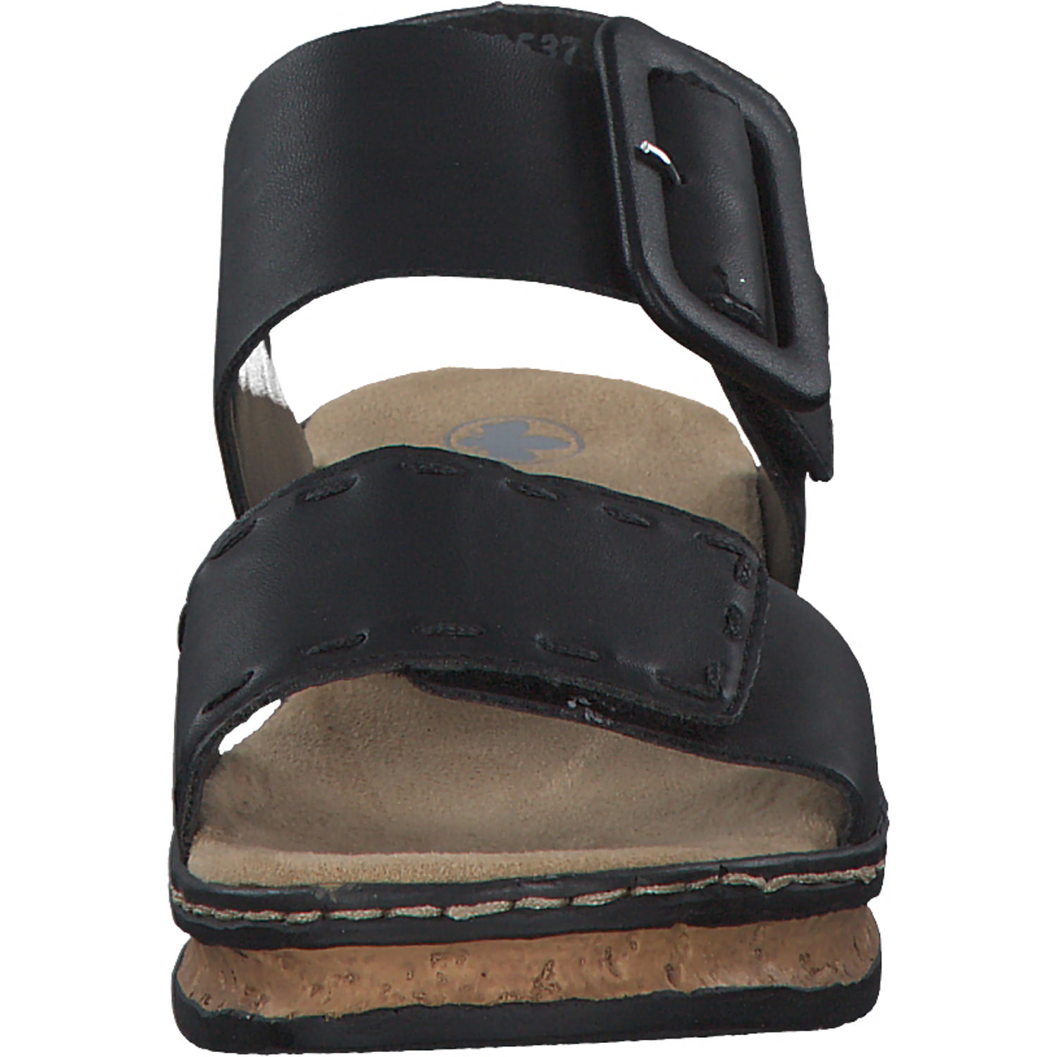 Rieker 62950, Keilsandaletten, Damen, Schwarz