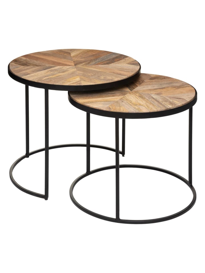 Atmosphera Créateur d'intérieur Kaffeetische-Set in braun günstig kaufen onesize