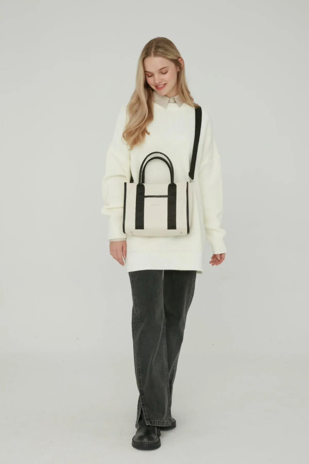 Manuka  Canvas-Tasche Schwarz