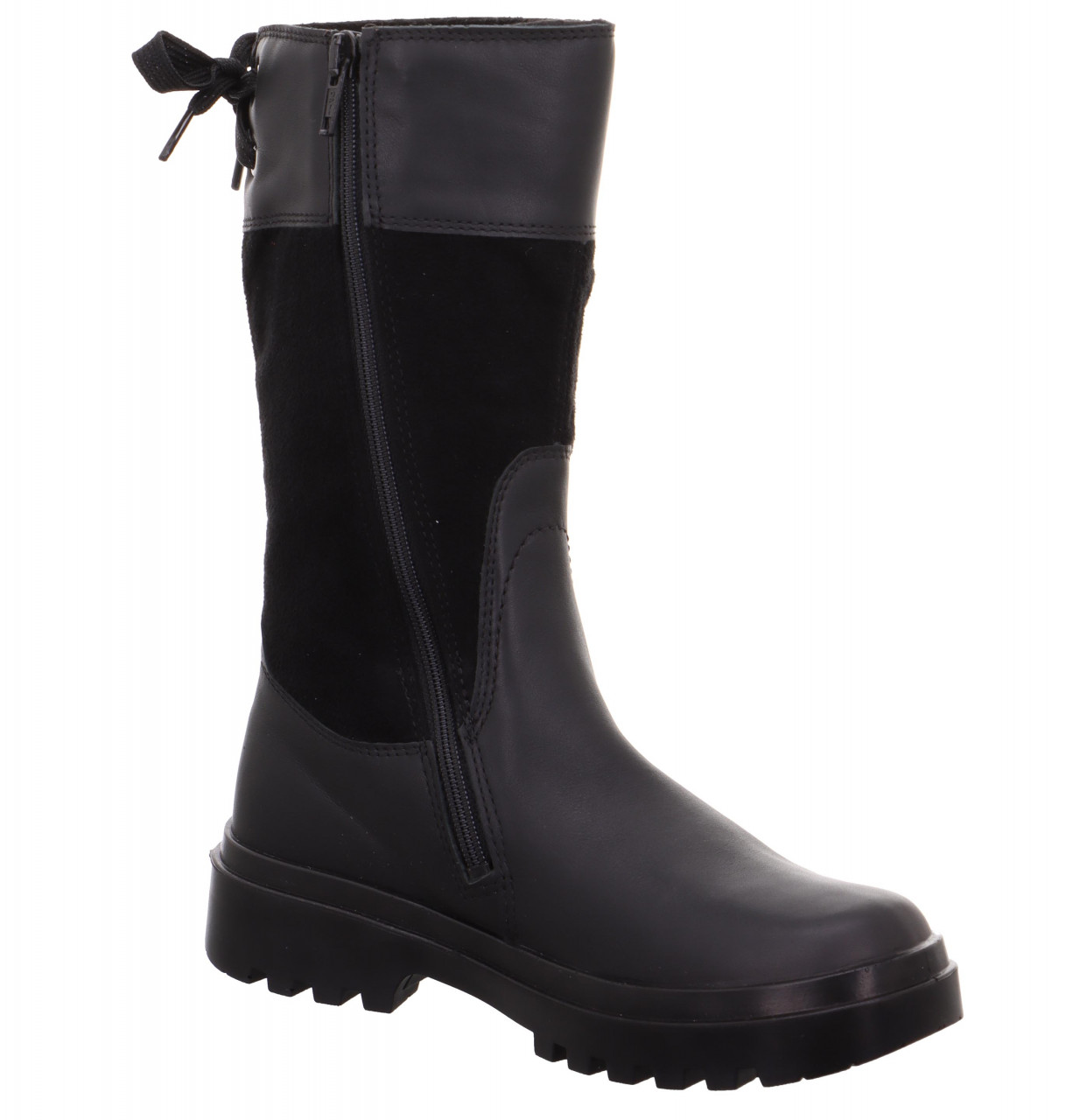 ABBY - SchwarzStiefel mit Reißverschluss