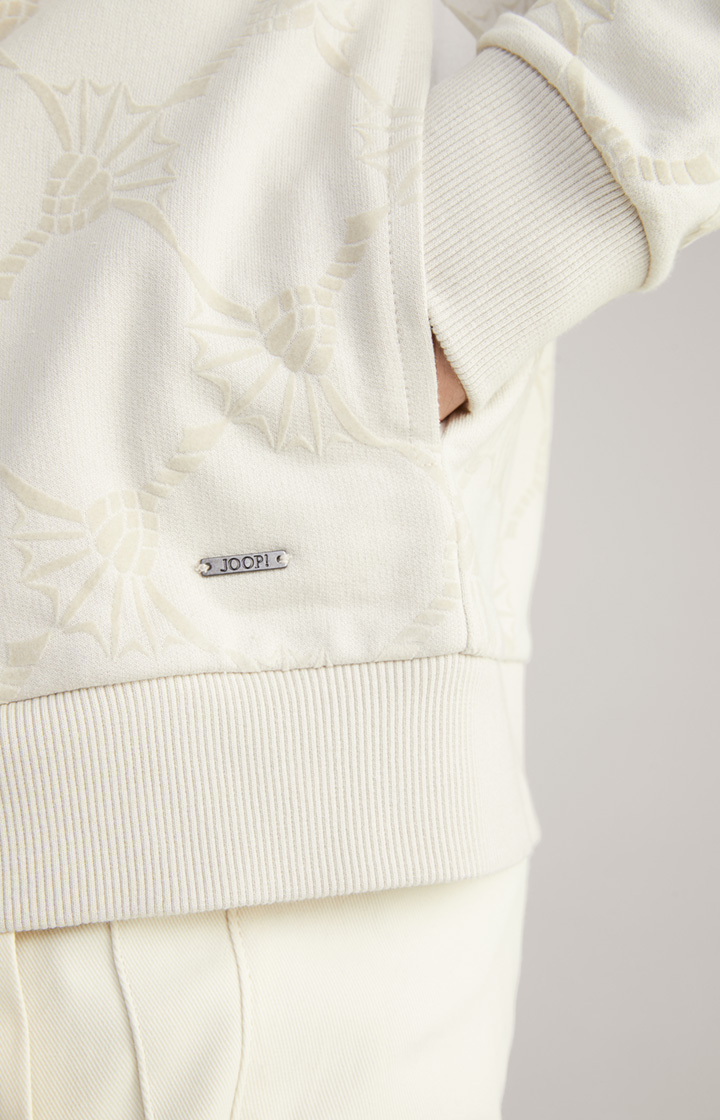 Cornflower-Sweatjacke Tamilo in Offwhite