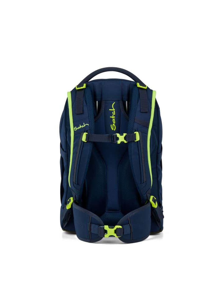 Satch Satch pack Schulrucksack Toxic Yellow dunkelblau günstig kaufen onesize
